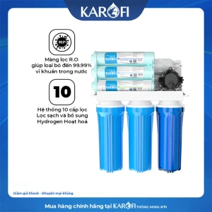Máy lọc nước để gầm Karofi KT-ERO100V - Mẫu 2025