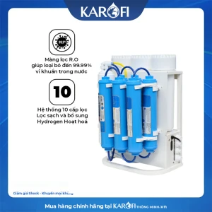 MÁY LỌC NƯỚC KAROFI KAQ-U03 - 10 lõi Hydrogen