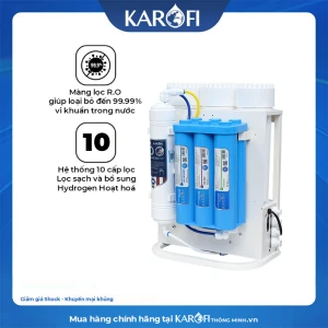 MÁY LỌC NƯỚC KAROFI KAQ-U05 10 lõi Hydrogen