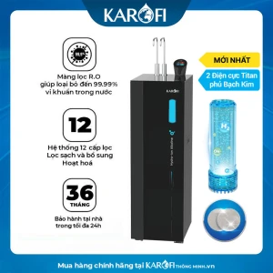 Máy lọc nước nóng lạnh Hydro-ion kiềm Karofi KAE-S86 -THÔNG MINH - CAO CẤP- NEW 2025