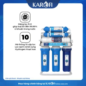 Máy lọc nước RO Karofi KHY-TN100- Hydrogen - 10 lõi cao cấp