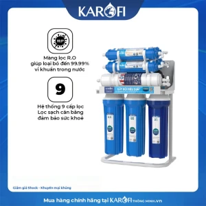 Máy lọc nước RO Karofi KHY-TN99 9 lõi Hydrogen- Mẫu mới 2025