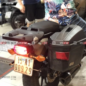 BAGA SAU GIVI Vulcan S 650 4115FZ-MY (Shop hỗ trợ tùy chỉnh lắp đặt cho Rebel 300-500 / Shadow / VTX / Các dòng xe Cruiser) ĐẾ THÙNG M5M (Cảng sau Kệ sau)