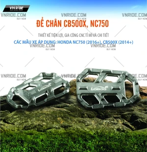 Cặp bàn để chân độ LOBOO CB500X, NC700