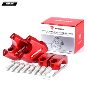 Cặp gù nâng ghi đông CNC MOTOWOLF ( 22mm và 28mm)