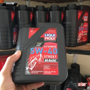 Dầu nhớt Liqui Moly Motorbike Synth 4T Street Race 5W40 (1L)