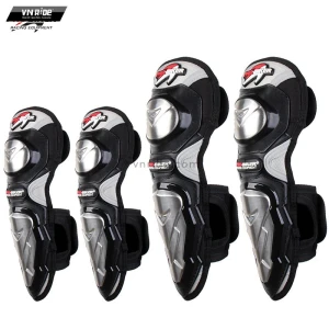 Giáp gối và giáp khuỷu tay PRO-BIKER HXP19 gù Inox (bộ 4 món)