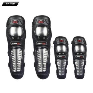 Giáp gối và giáp khuỷu tay PRO-X gù Inox (bộ 4 món)