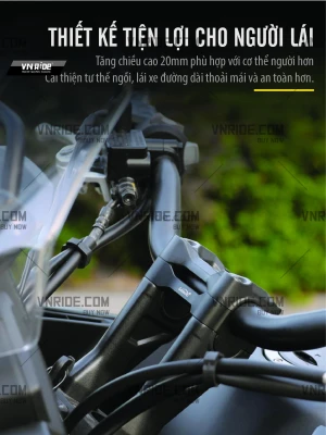 Gù nâng ghi đông LOBOO Honda NX500 / CB500X / CB500F