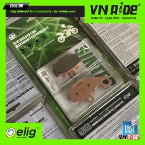 Má phanh (bố thắng) sau xe moto Elig Brake Pads (Sintered EM081-SA4)