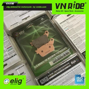 Má phanh (bố thắng) sau xe moto Elig Brake Pads (Sintered EM096-SA7)