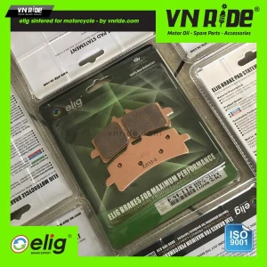 Má phanh (bố thắng) trước xe moto Elig Brake Pads (Sintered EM115-TA16) (Brembo M50 / M4 / GP4-RX / 484)