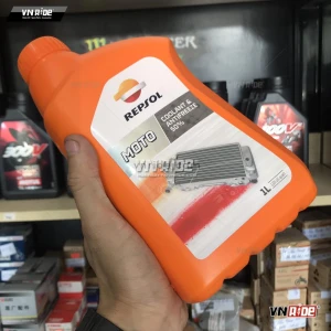 Nước làm mát Repsol Moto Coolant & AntiFreeze (1L) (pha sẵn)