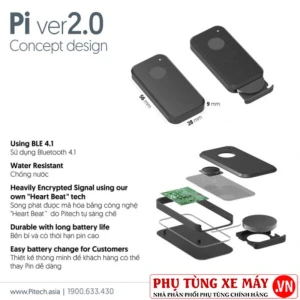 Bộ khoá chống trộm Fox chính hãng Pitech