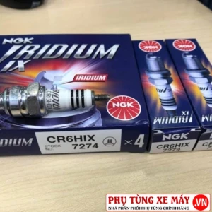 Bugi NGK Iridium CR6HIX chân ngắn dành cho Wave, Dream, Axelo