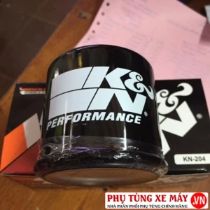 Lọc nhớt K&N 204 dành cho các dòng xe Honda, Yamaha