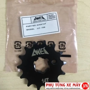 Nhông Akei 14T mới chính hãng cho Exciter - PHỤ TÙNG XE MÁY