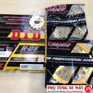 Nhông sên dĩa DID vàng cho Honda Winner 150 - PHỤ TÙNG XE MÁY