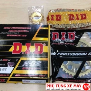 Nhông sên dĩa DID vàng cho Suzuki Axelo