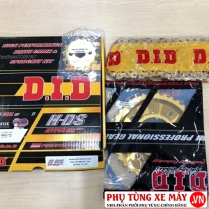 Nhông sên dĩa DID vàng cho Wave RS, Future