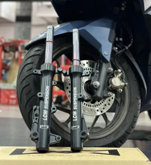 Phuộc trước LCM ty bạc cho Vario 160, Click 160