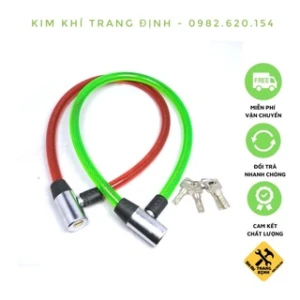 khoá dây cáp chống trộm, khoá dây xe đạp, xe máy