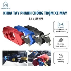 Khoá Tay Phanh Kẹp Thắng Chống Trộm Xe Máy Mẫu Mới - Khóa Xe Tay Ga Số Côn Chống Trộm