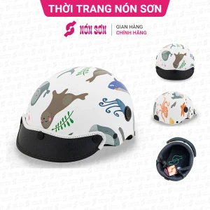 Mũ bảo hiểm trẻ em hoa văn NÓN SƠN chính hãng APE-TR114