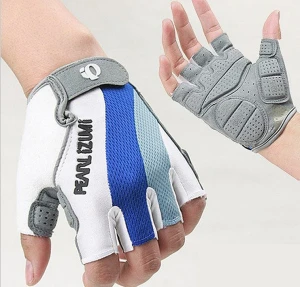 ROGTZ Găng tay xe máy, xe đạp có đệm bảo vệ tay Xanh Trắng - Hàng Nhập Khẩu