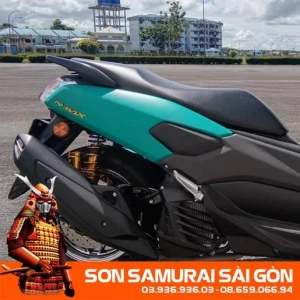 Sơn SAMURAI KUROBUSHI 322 MÀU XANH TOSCA chính hãng - Sơn phun xe máy SAMURAI SÀI GÒN