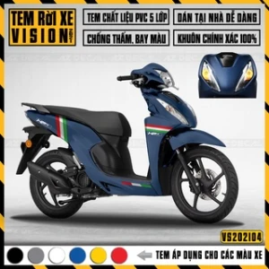 Tem HP4 Dán Xe Vision 2015