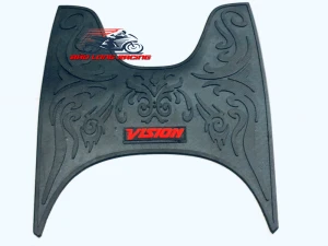 Thảm Lót chân Xe Máy VISION 2021 2022 2023 Cao Su đen