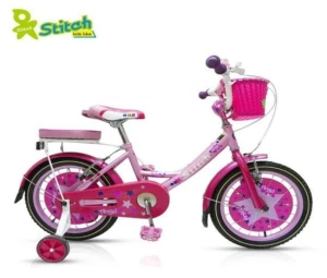 Xe đạp cho bé gái Stitch Family
