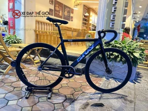 Xe đạp Fixed Gear Gray F10 màu đen vành nan