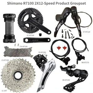 Bộ group Shimano R7100 2*12 phanh R7120