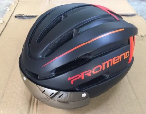 Mũ bảo hiểm Promend 12H15 kính, đèn led usb