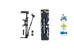 Bơm Xe Đạp Giyo Có Đồng Hồ Đo Áp Suất