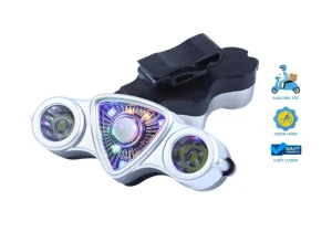 Đèn Hậu Tam Giác 7 Màu Cực Sáng