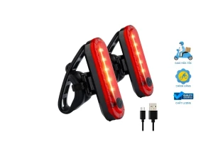 Đèn Sau Led Xe Đạp 4 Chế Độ Sáng
