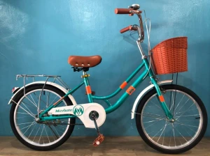 Xe Đạp Cho Bé Gái 20 Inch Maybate MN20 Màu Lá