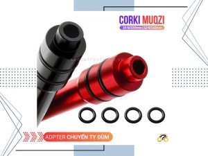 ADAPTER ĐÙM SAU - CORKI / MUZIQ - 12mm CHUYỂN RA 9mm - DÀI 142mm