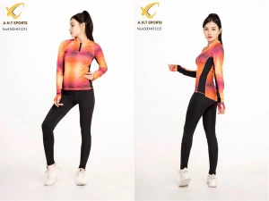 ÁO NỮ XĐ - ĐỎ CAM LOANG - SIZE L / XL / XXL