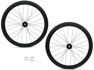 BÁNH FIXED GEAR - LEGEND 5CM - CARBON - 24 CĂM (CẶP)