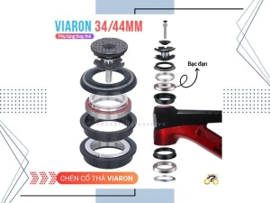 CHÉN CỔ XE ĐẠP - VIARON 44mm - CỔ THẢ - BẠC ĐẠN
