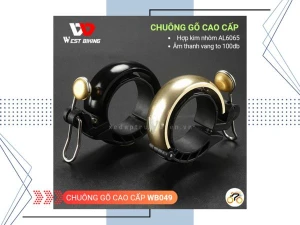 CHUÔNG GÕ CAO CẤP - WEST BIKING WB050 (DẠNG KHOEN)