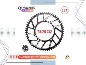 DĨA XE ĐẠP - ROAD / TOURING - PROWHEEL FD19 - 58T - BCD 130