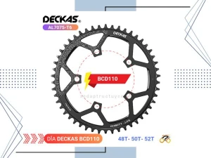 DĨA XE ĐẠP - TOURING - DECKAS - 52T - BCD 110
