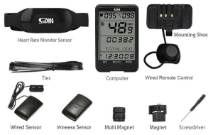 ĐỒNG HỒ TỐC ĐỘ - SUNDING 577 - KHÔNG DÂY - ĐO TIM