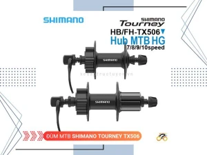 ĐÙM XE ĐẠP - SHIMANO TX506 - MTB - VÒNG BI - LÍP THẢ - TRƯỚC 32L, SAU 32L (CẶP)