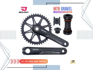 GIÒ DĨA XE ĐẠP GRAVEL - GXP - BOLANY GV550 - 42T - NHÔM CNC (KÈM CỐT RỖNG)